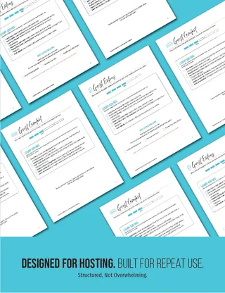 Guest Experience Playbook checklist pages