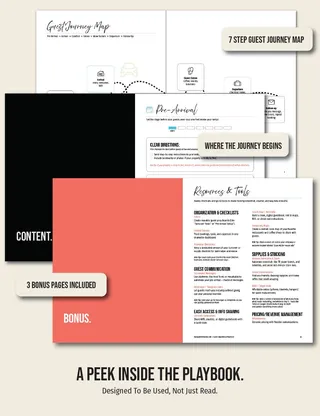 Guest Experience Playbook preview spread