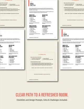 Room Refresh Playbook interior pages