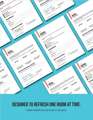Room Refresh Playbook planning pages