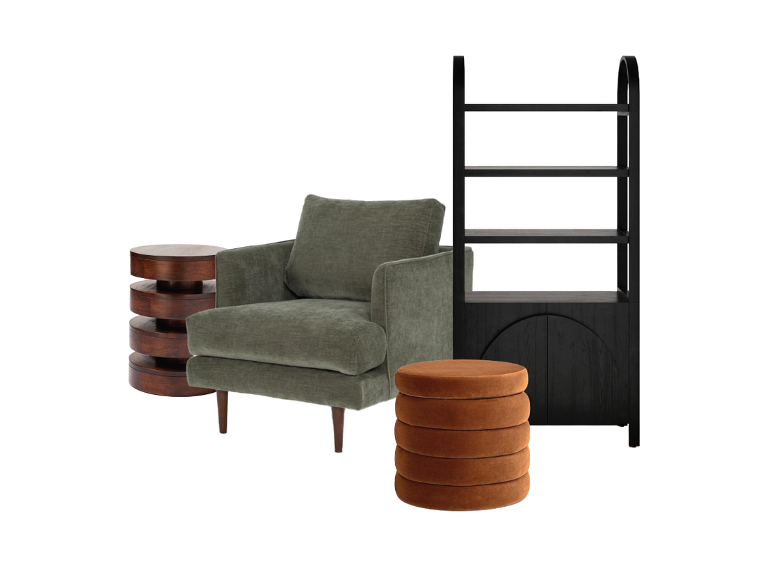 Clean and curated modern styling accents